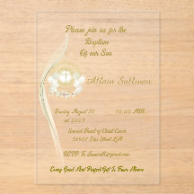  Glowing Angels baptism invitation 
