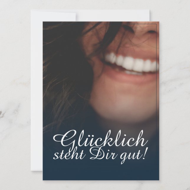 Glücklich, Dir, instinto! - Blau (Frente)