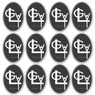 GLY - Deus te ama - vinil adesivos