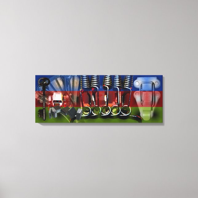 GMT 24 Heures Cor do gradiente do projeto Canvas d (Frente)