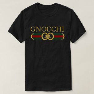 gnocchi significa comida engraçada camiseta camise