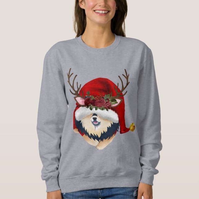 GNOME 4 O NATAL - Suéter Finnish Lapphund (Frente)
