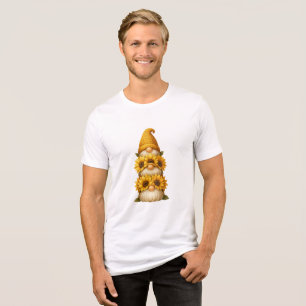 Gnome do Girassol Sorrisos Escondidos Sob o Dourad