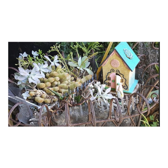 Gnome Home Woods Fantasy Fotografia personalizada (Frente)