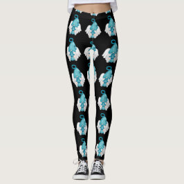 Gnome Libra - Símbolo de Astrologia Leggings Anjos
