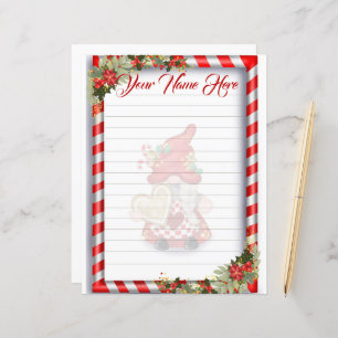 Gnome Lined de Natal