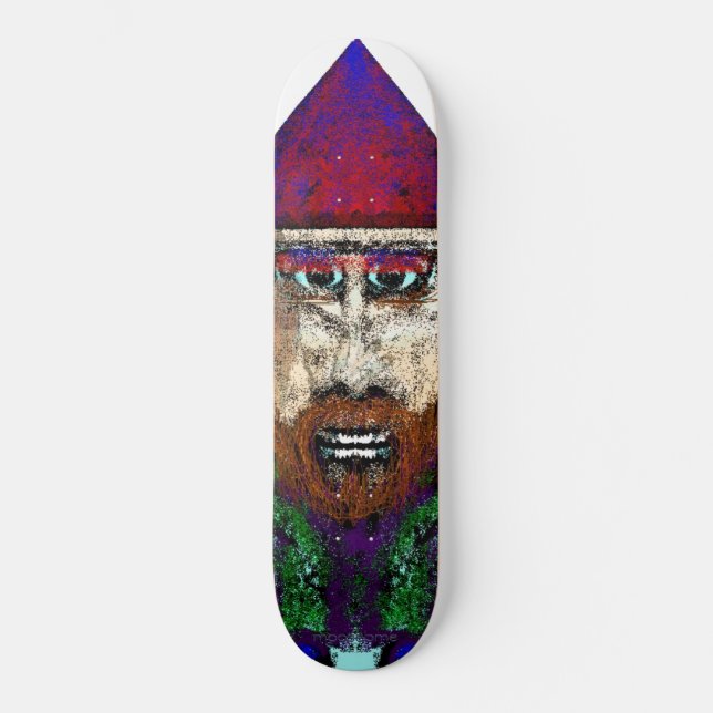 Gnome Nutcracker Skateboard (Frente)
