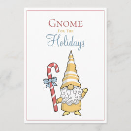 Gnome Para O Cartão De Natal Festivo De Férias