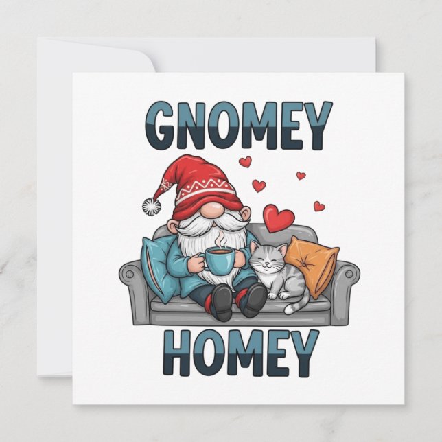 Gnomey homey gnome em casa (Frente)