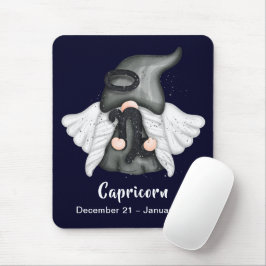 Gnomo Capricorn Astrology Sinal Angel Mouse Pad