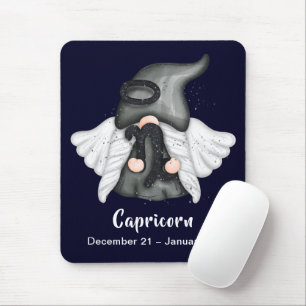 Gnomo Capricorn Astrology Sinal Angel Mouse Pad