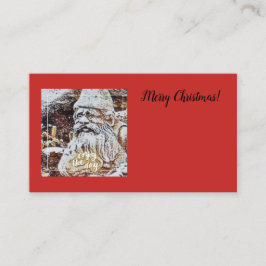 GNOMO DO PAPAI NOEL - CARTÃO FLORAL DO CERCO