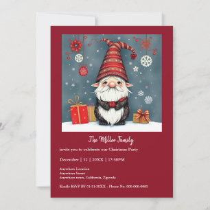 Gnomo festivo aconchegante do natal em Disguise