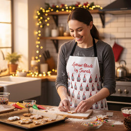 Gnomo Personalizado Fez Natal Apron
