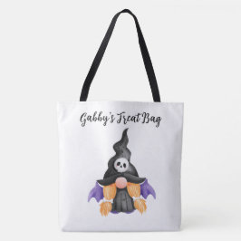 Gnomo Personalizado ou Trate Tote Bag