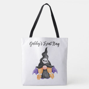 Gnomo Personalizado ou Trate Tote Bag