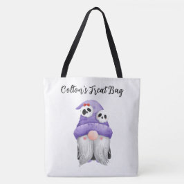 Gnomo Personalizado ou Trate Tote Bag