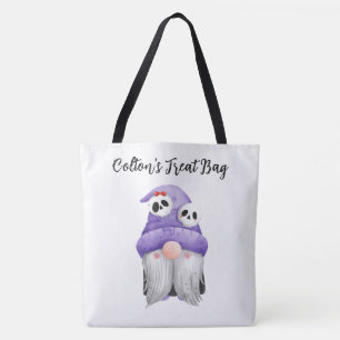 Gnomo Personalizado ou Trate Tote Bag