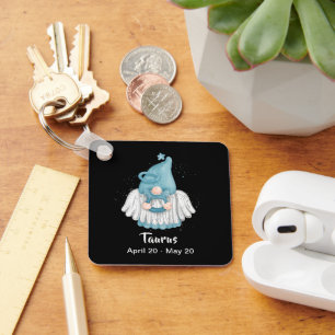 Gnomo Taurus - Sinal de Astrologia Chaveiro