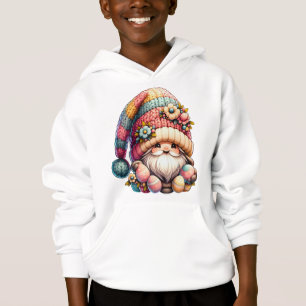 Gnomo Whimsical Sentado com Ovo Decorativo