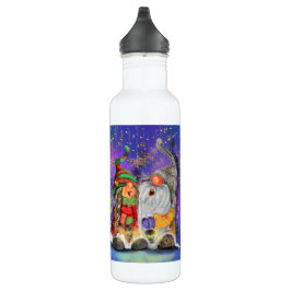 Gnomos de Casal de Garrafa de Água de Natal Cantan