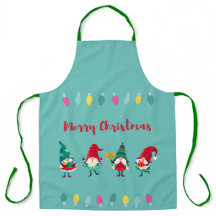 Gnomos de Natal Apron