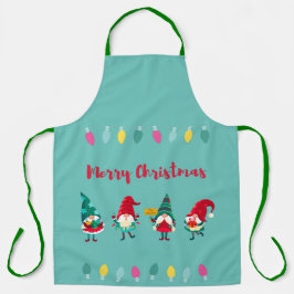 Gnomos de Natal Apron