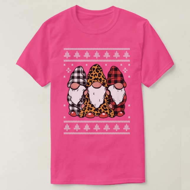Gnomos de Natal Feio XMAS Suéter Estilo Engraçado (Frente do Design)