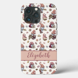 Gnomos Monograma Assando Cupcakes Donuts Script Ro