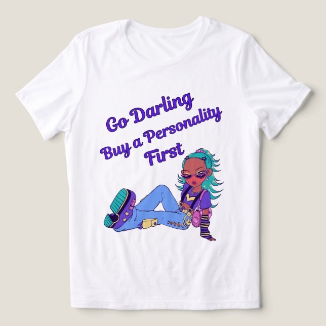 Go Darling Buy a Personality First Typography (Design frontal)