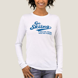 Go Skiing – Minimal Winter Sports Typography Desig