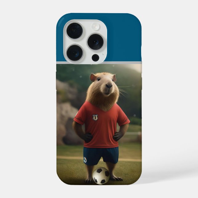 "Goal-Scoring Capybara: The Ultimate Soccer Star!" (Verso)