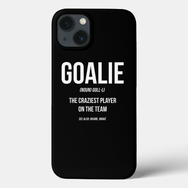 Goalie Gear Goalkeeper Definition Funny Soccer Hoc (Verso)