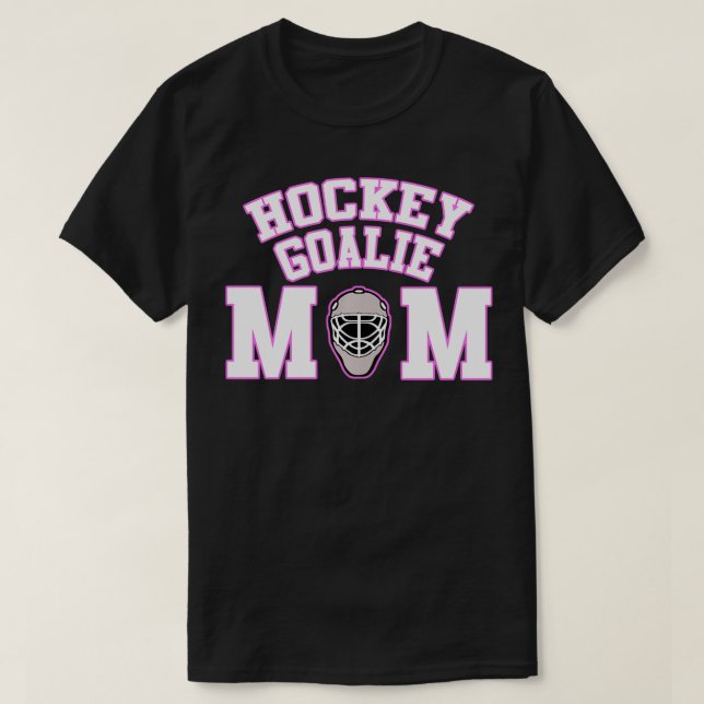 Goalie Hockey Mãe com Goalie Mask Pullover (Frente do Design)