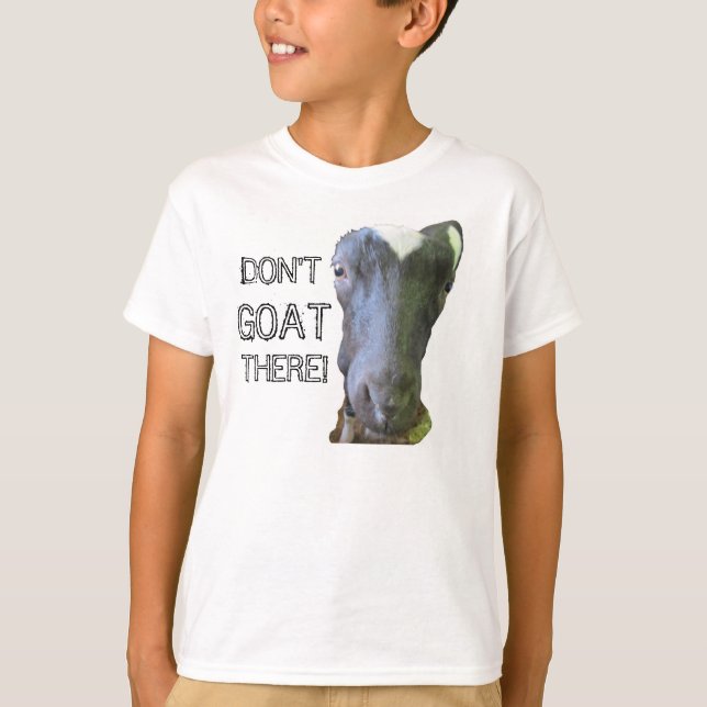 Goat "Não tem lá" Crianças de camiseta básica (Frente)