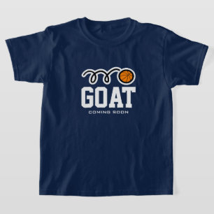 GOAT vem logo com uma camisa de basquete engraçada