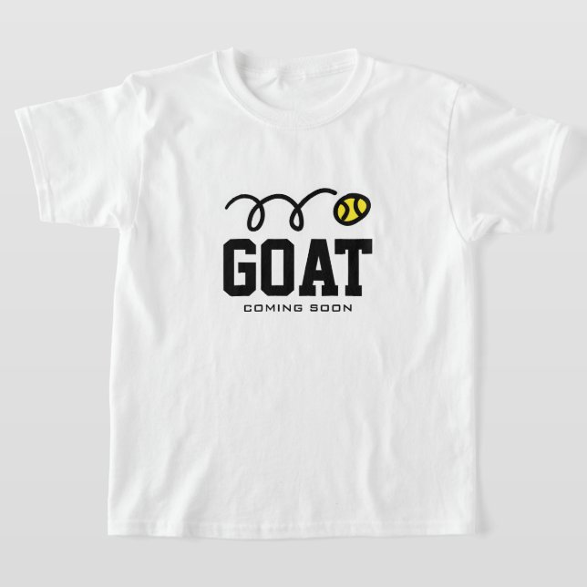 GOAT vem logo com uma camisa de tênis engraçada pa (Postura )