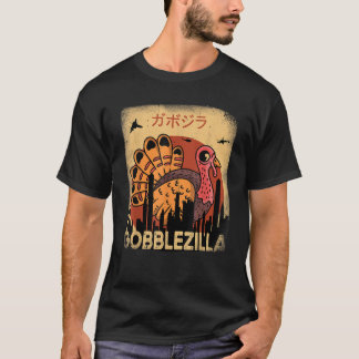 Gobblezilla Turquia - Camisa de Ação de Graças