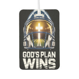 God’s Plan Football Helmet Air Freshener