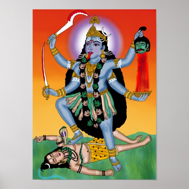 Goddess Kali Poster (Frente)