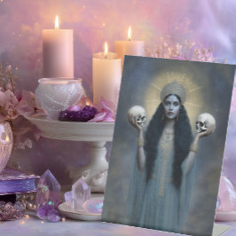  Goddess Kali Surreal Blue Vintage Style Portrait