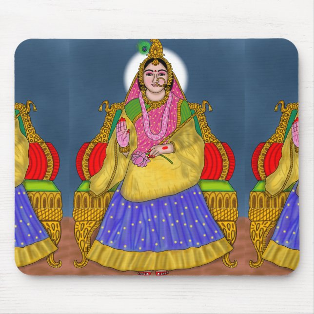 Goddess Radha Mouse Pad (Frente)