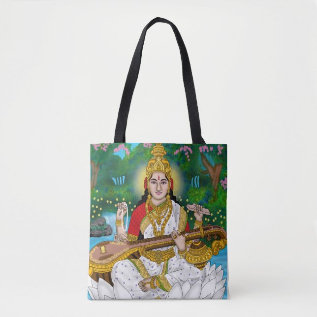 Goddess Saraswati Tote (Frente)
