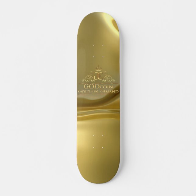 Godmoeda Dourado a pedido Dourado skate (Frente)