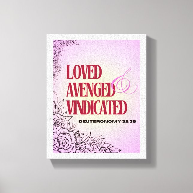 God's Help Daily  Up Deuteronomy 32 Canvas Print (Frente)