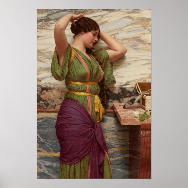 Godward Um reflexo justo CC0632 Cardstock Poster (Frente)