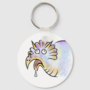 Gofy Dinosaur Triceratops Botão Chaveiro
