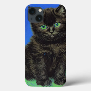 Gogh Style Black Kitten