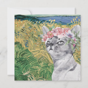 Gogh Wheat Field e Rico Cat