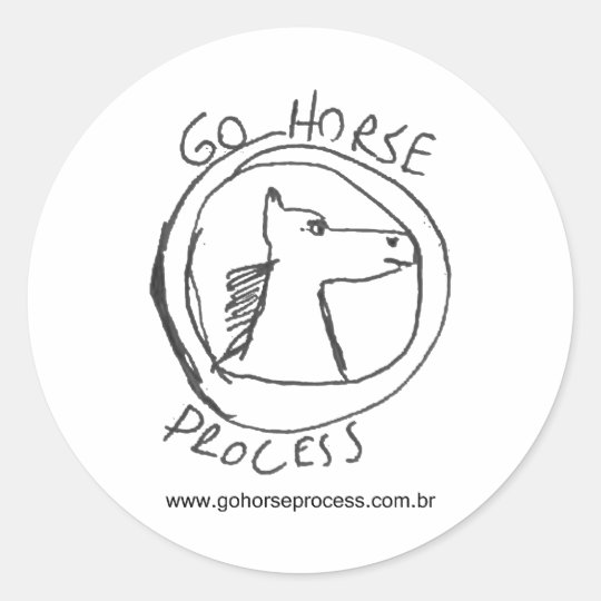 GOHORSE OFICIAL PRODUCT HOMOLOGATED ADESIVO REDONDO